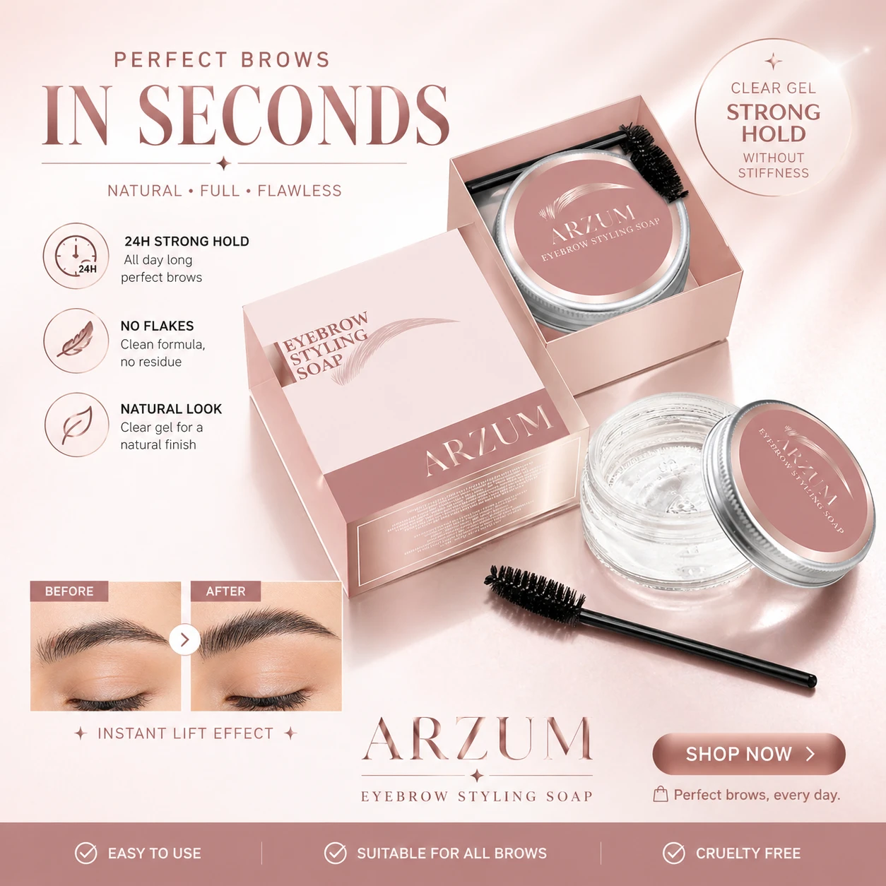 Flormar Göz Farı - Diamonds Terracotta Eyeshadow Golden Eyes 5 G 8690604083886 0212042